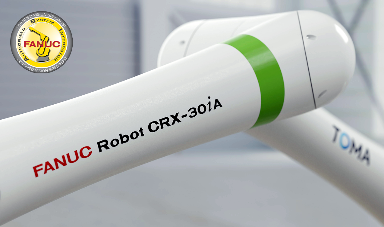 Fanuc robot arm - CRX-30iA with FANUC authorized system integrator certification